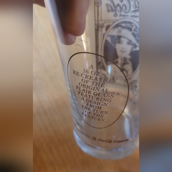 VINTAGE Coca-Cola Tiffany Style, Stained Glass Drinking Glasses/Tumblers 5(+2) - Picture 6 of 16